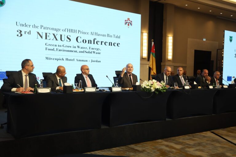برعاية سمو الأمير الحسن بن طلال الجامعة الأردنية والمؤسسة الألمانية للتعاون الدولي (GIZ) تطلقان أعمال مؤتمر رابطة الطاقة والمياه والغذاء والبيئة الثالث